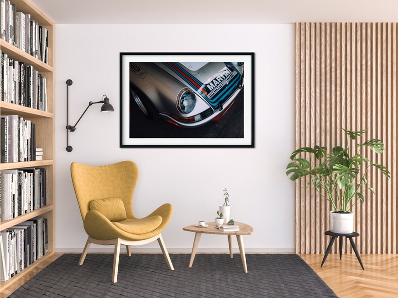 Porsche 911 Martini Color Print, Classic Porsche Poster, Fine Art Photography, Wall Decor, Photo Prints, Car Lovers Gift Print image 8