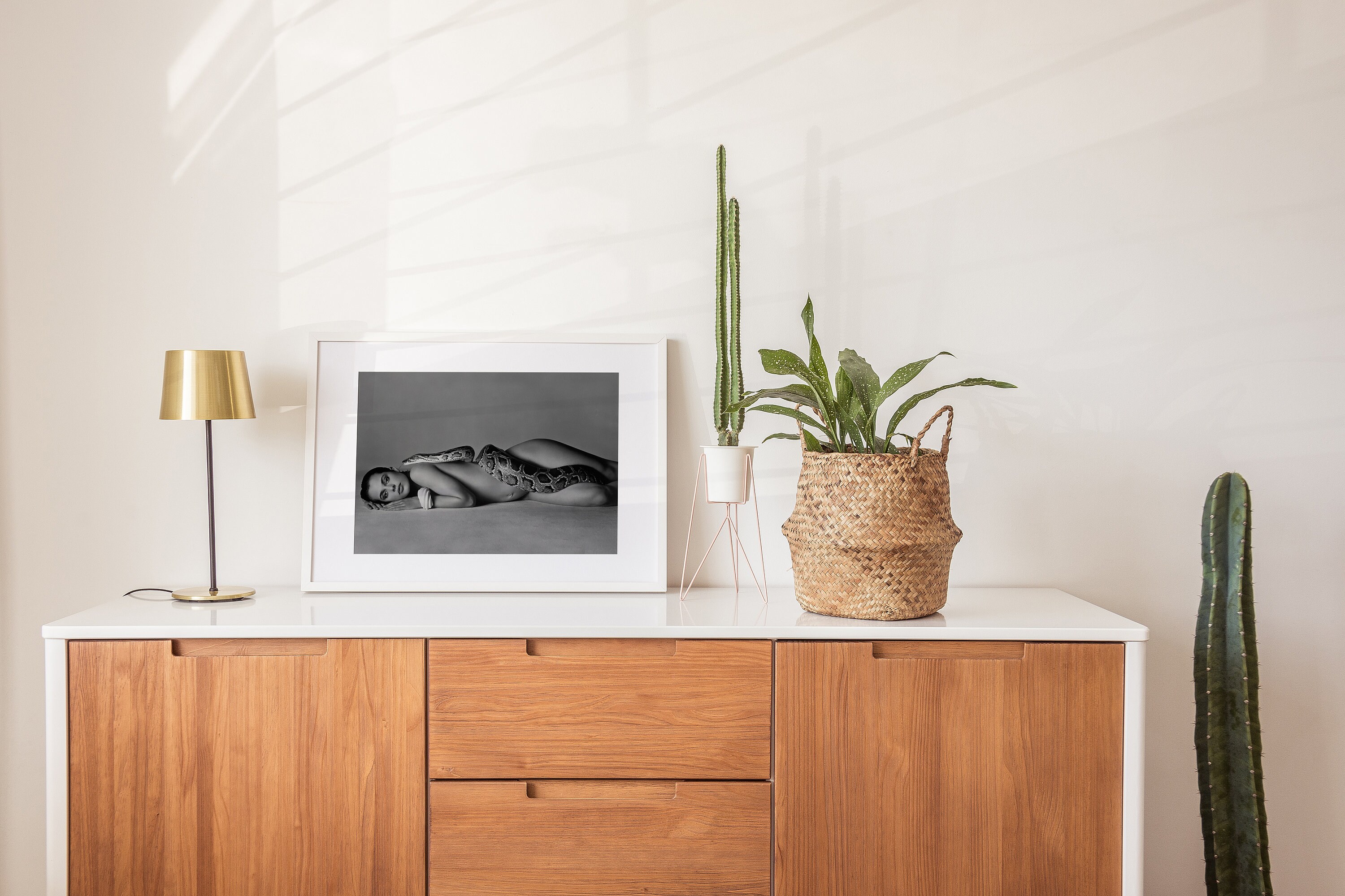 Nastassja Kinski and the Serpent Photo by Richard Avedon, Black and