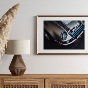 Porsche 911 Martini Color Print, Classic Porsche Poster, Fine Art Photography, Wall Decor, Photo Prints, Car Lovers Gift Print image 7