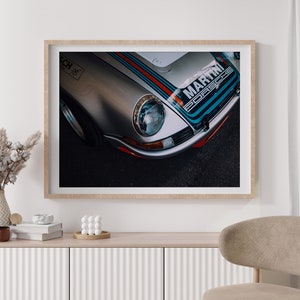 Porsche 911 Martini Color Print, Classic Porsche Poster, Fine Art Photography, Wall Decor, Photo Prints, Car Lovers Gift Print image 6