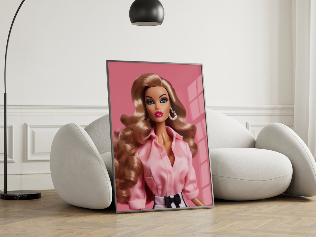 Trendy Barbie Art Print Barbie Poster Retro Barbie Print - Etsy