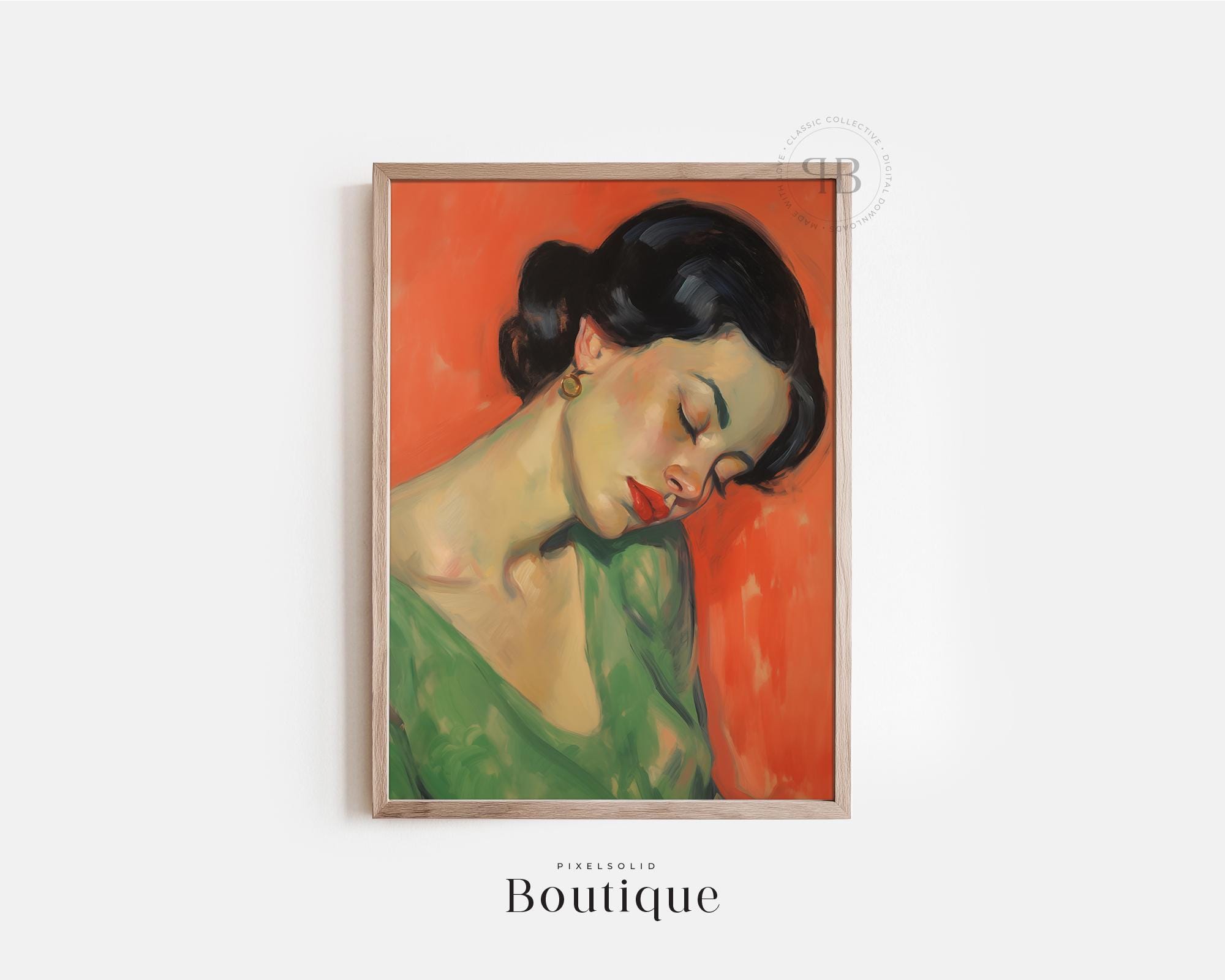 モディリアーニの油絵 - Etsy 日本