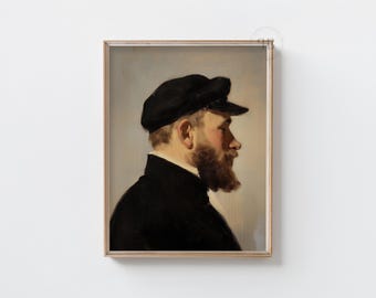 "Matrosen Portrait ""Der Seemann"" Ölgemälde"