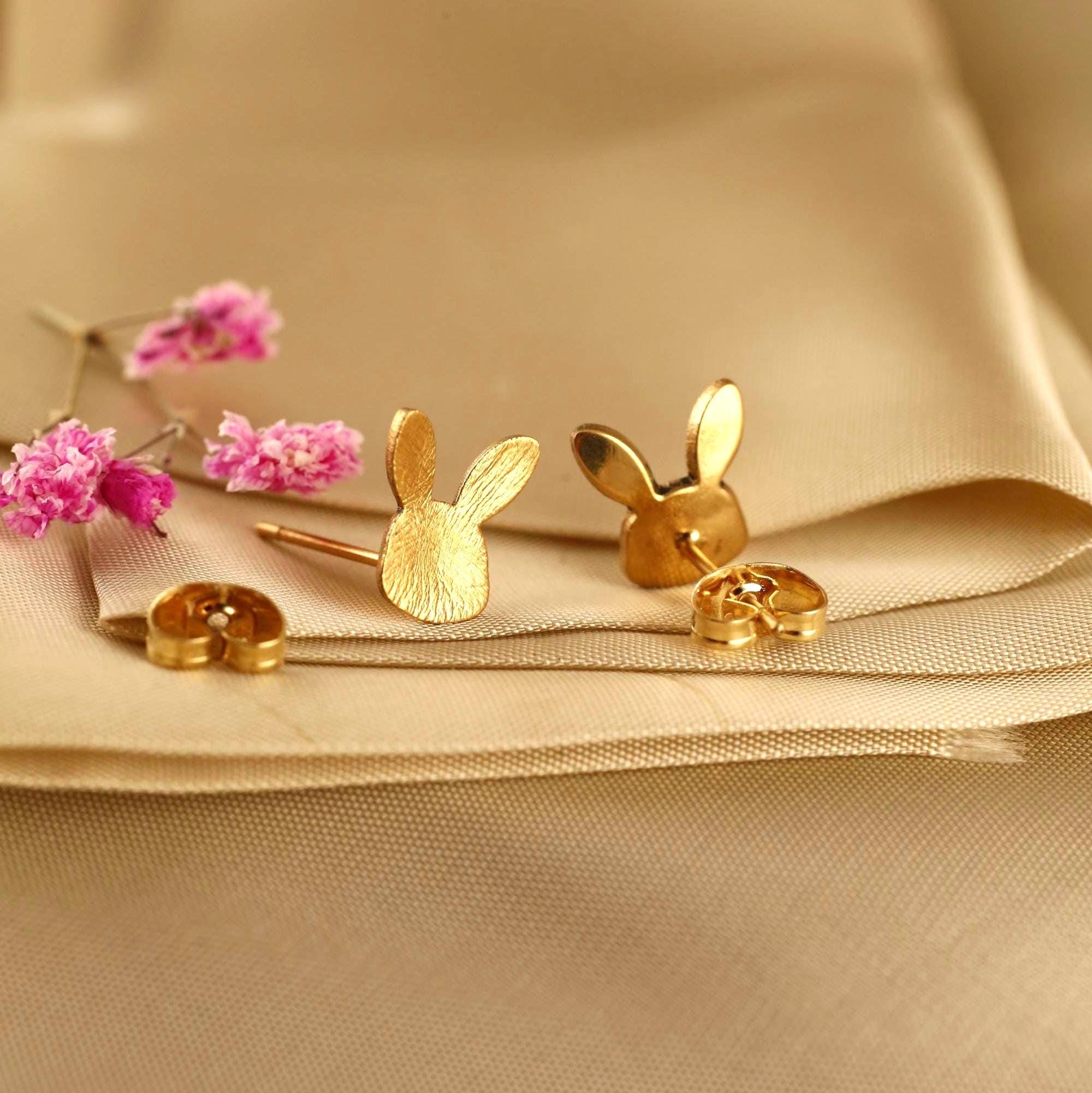 Gold Playboy Earrings - Etsy