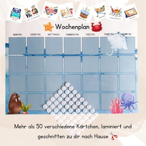 Kinder-Wochenplaner ab 3 Jahren – Spaß an Planung und Routine - Meer Design
