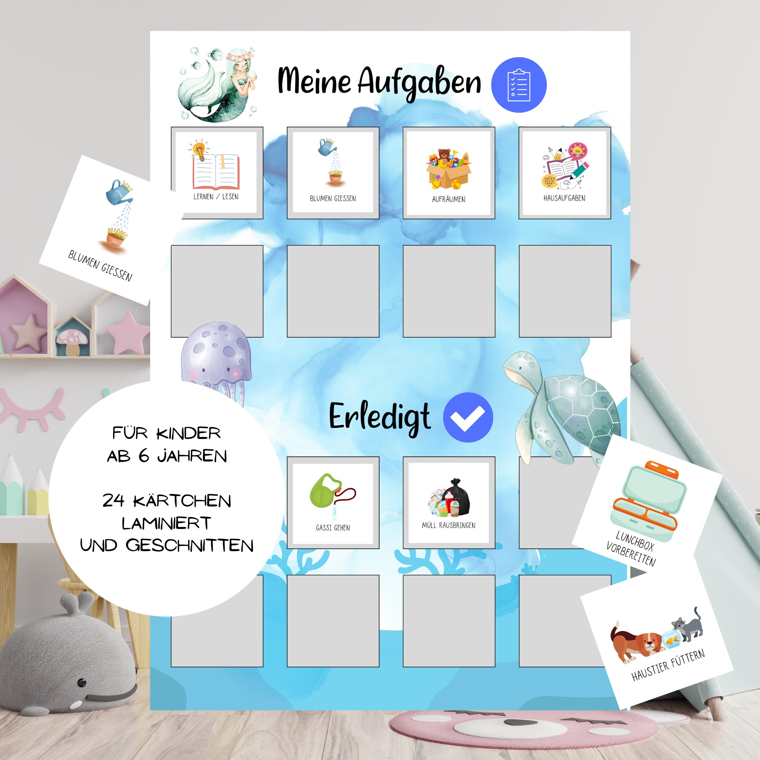 Haushaltsplan für Kinder Aufgaben und Routinen aus dem Alltag Ab 6