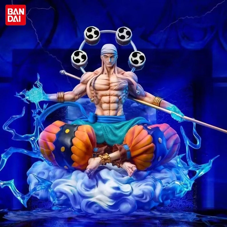 One Piece Thor Enel God Sky Piea Enel Anime Figurine Anime Etsy