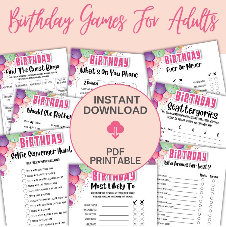 Birthday Games for Adults Adults Birthday GamesBirthday Party Birthday Games for Adults Adults Birthday GamesBirthday Party
