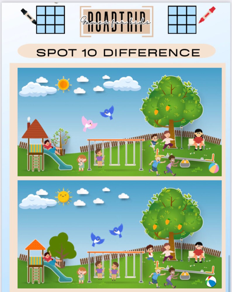 Roadtrip Games Printable Pdf Bundle Kids Road Trip Games Printable