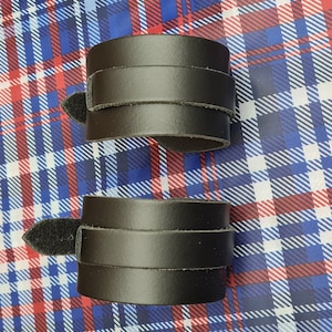 Svart läderarmband