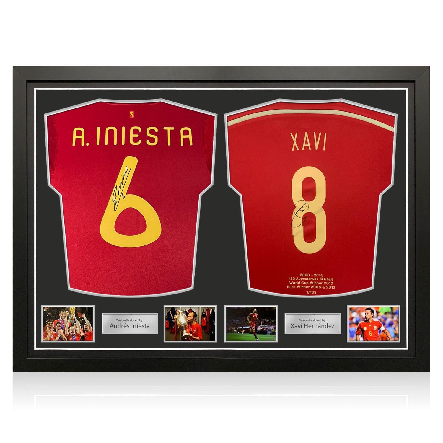 スペイン代表 XAVI 2010年ワールドカップ優勝ワッペン付き adidas