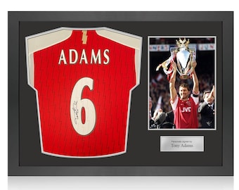 トニー・アダムスがサインしたアーセナル 2023-24 サッカーシャツ