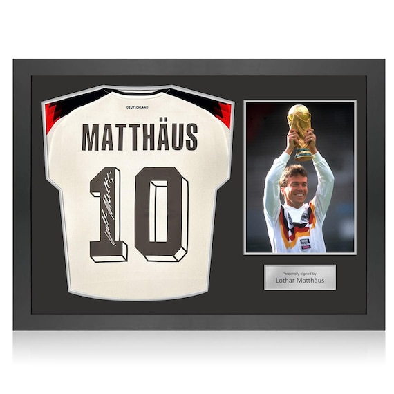 Lothar Matthaus サイン入り写真 額装済み Lothar Matthäus Signed Germany 2024 Football Shirt. Icon Frame - Etsy