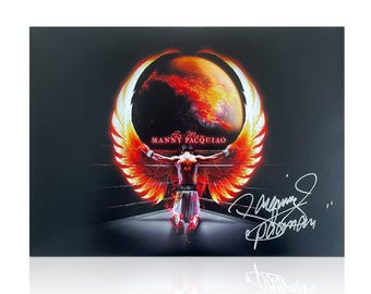 激レア　入手困難　試合用トランクス　マニー・パッキャオ 直筆サイン入り マニー・パッキャオ直筆サイン入りイエローボクシングトランクス