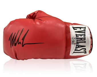 マイク・タイソン 直筆サイン入り レッド RH & LF ボクシンググローブ