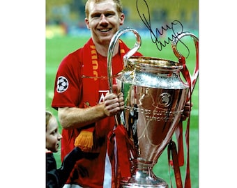 Paul Scholes gesigneerd Manchester United Foto: Champions League-winnaar