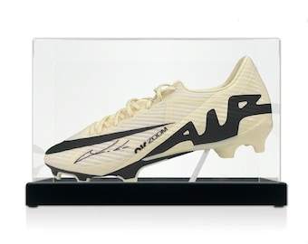 Luka Modric Signed Mercurial Football Boot. Display Case