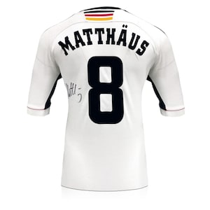 Lothar Matthäus Signed Original Germany 1998-00 Home Football Shirt