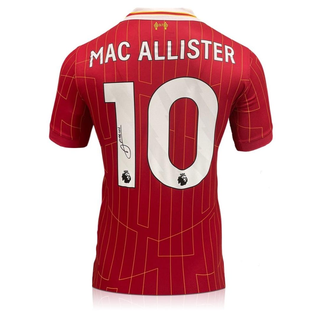Alexis Mac Allister Signed Liverpool 2024-25 Football Shirt - Etsy