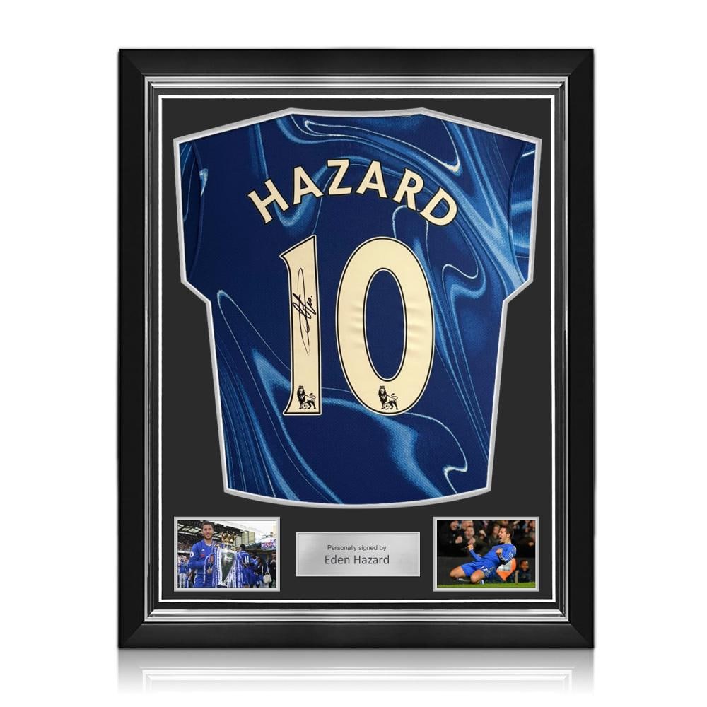 Eden Hazard Signed Chelsea 2024-25 Football Shirt. Superior Frame - Etsy, image size:1000x1000