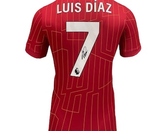 ルイス・ディアス 直筆サイン入り キャップ リヴァプール ルイス・ディアス直筆サイン入りリバプール 2021-22 サードシャツ