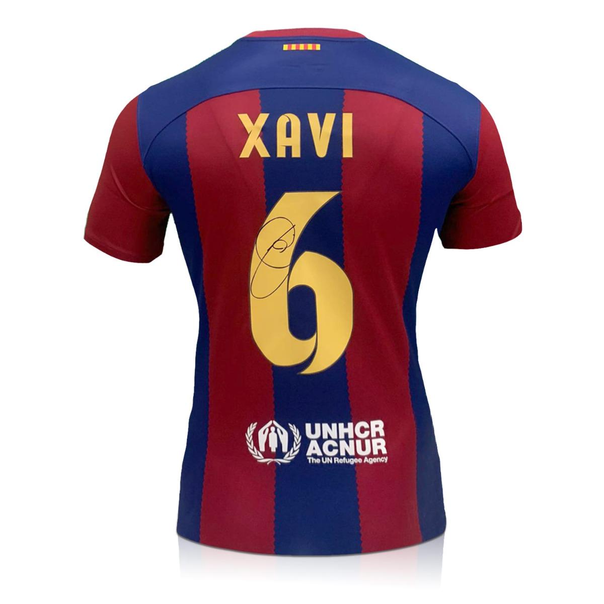 Buy Xavi Hernandez Signed Barcelona Football Shirt Online in India