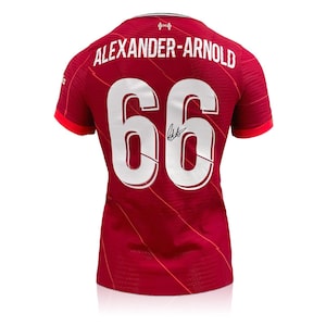 Trent Alexander-Arnold Signed Liverpool 2021-22 Football Shirt