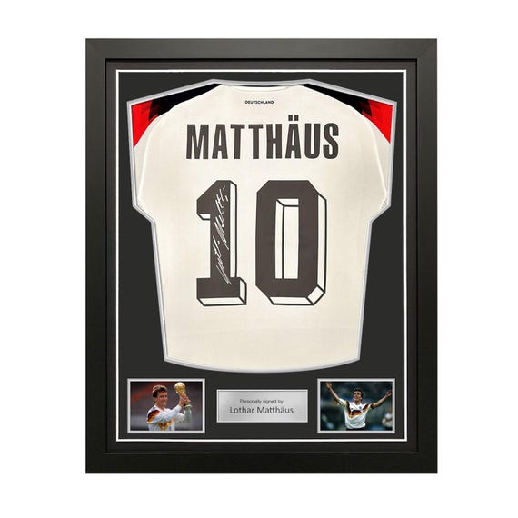 ローター・マテウス直筆サイン入りフォト 額入り ローター・マテウス