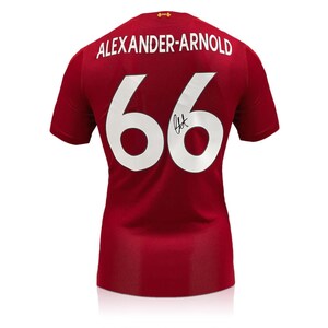 Trent Alexander-Arnold Signed Liverpool 2019-20 Football Shirt (Fan Style)