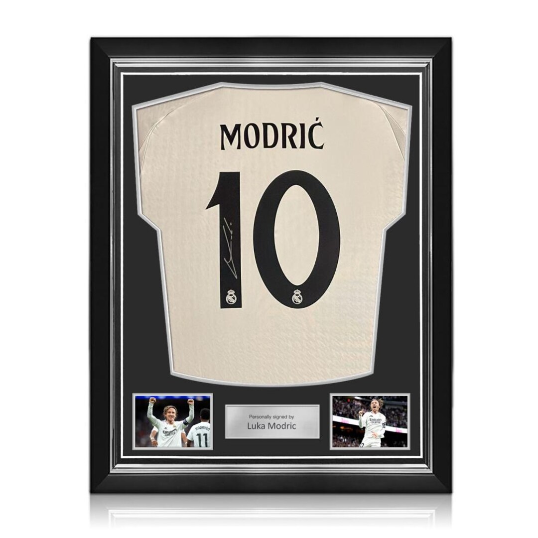 ルカ・モドリッチ直筆サイン入りレアル・マドリード 2024-25 サッカー