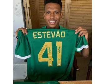エステヴァン・ウィリアン サイン入りパルメイラス 2024-25 ホーム