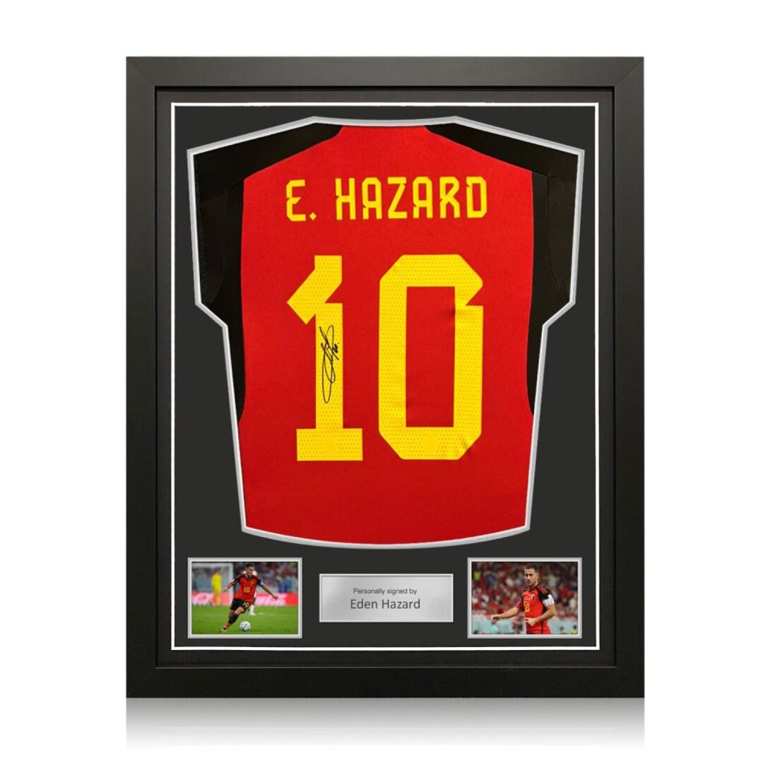 【最終値下げ】E. HAZARD 10 ベルギー代表 シャツ　エデン　アザール ベルギー代表 2022 ホーム 半袖レプリカユニフォーム 10.エデン