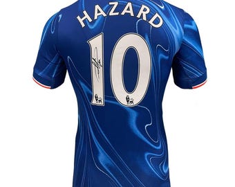 Eden Hazard SIGNED Chelsea 15/16 Home Jersey/shirt - COA