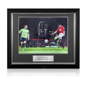Robin Van Persie Signed Manchester United Football Photo