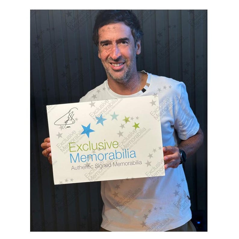 Raul Signed Real Madrid Captain's Armband image 4