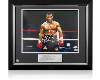 マイク・タイソン サイン入りタイトルボクシングシューズ PSA COA レア