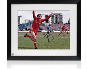 Maillot Liverpool Signé Kenny Dalglish + Photo Preuve + Certificat D'authenticité