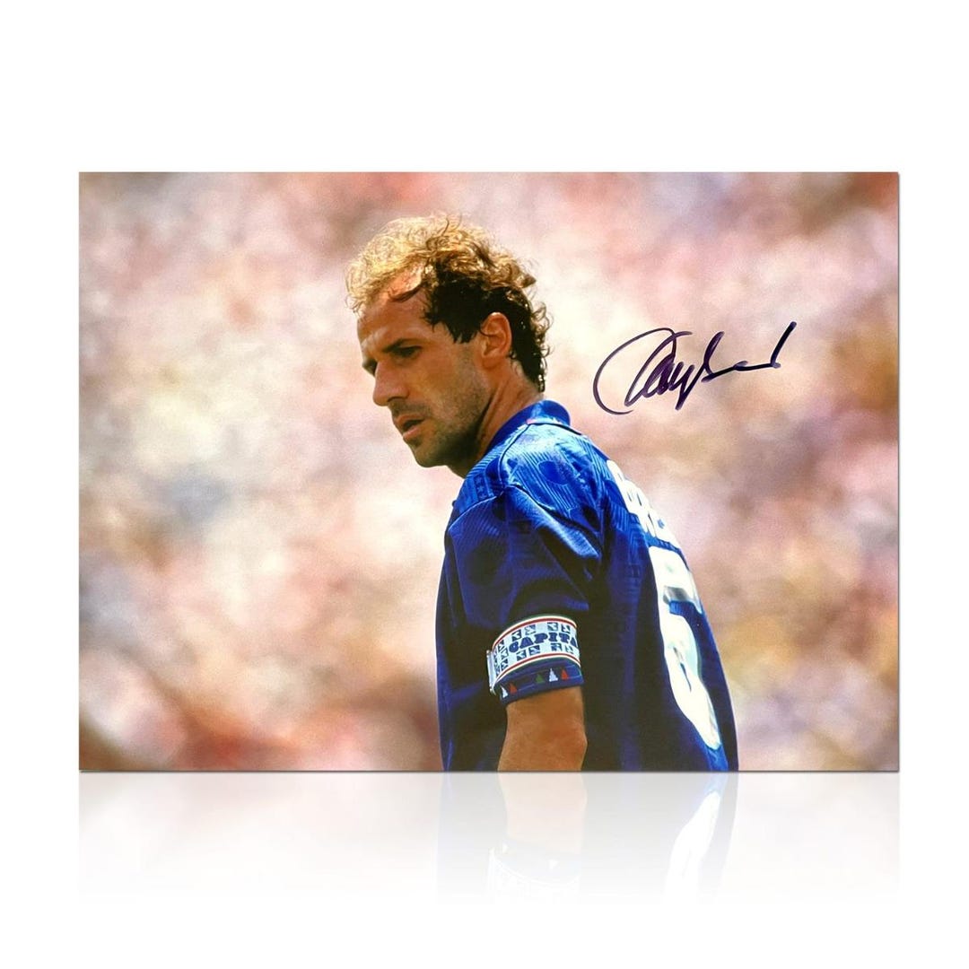 フランコ・バレージの直筆サイン入りイタリアサッカー写真 - Etsy 日本