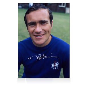 Ron Harris Signed Photo: Chelsea Legend