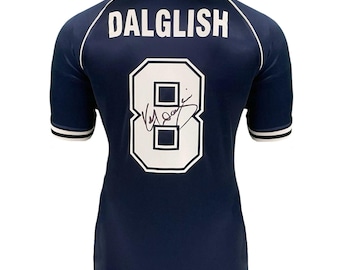Maglia da calcio della Scozia del 1982 firmata da Kenny Dalglish