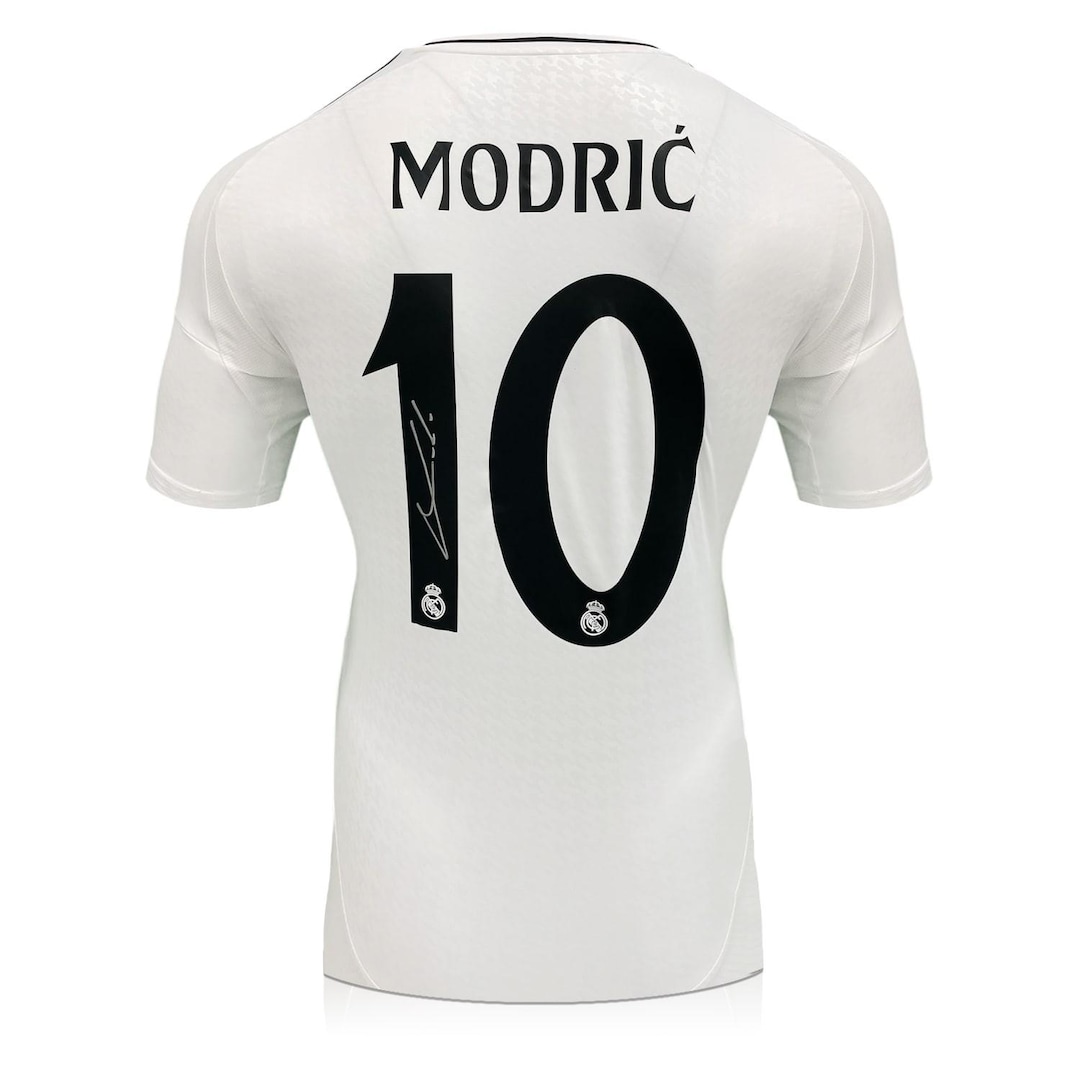 Luka Modric Signed Real Madrid 2024-25 Football Shirt - Etsy