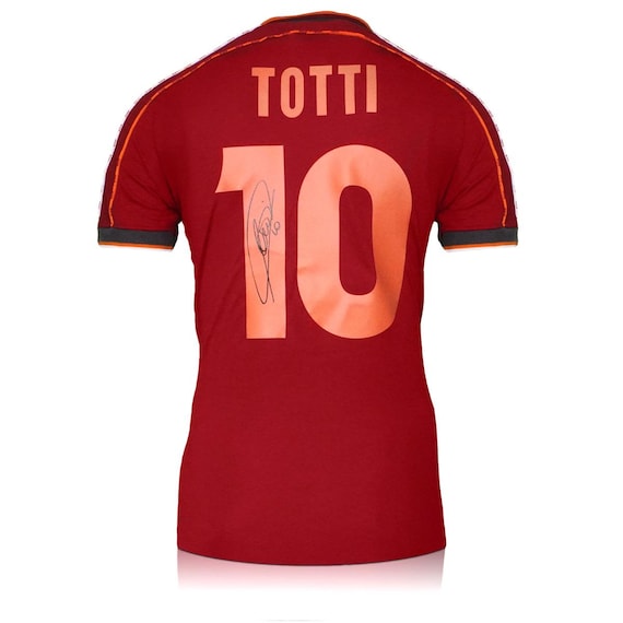 Francesco Totti Signed AS Roma 1998-99 Football Shirt - Etsy