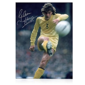 Glenn Hoddle Signed Tottenham Hotspur Football Photo: FA Cup Final