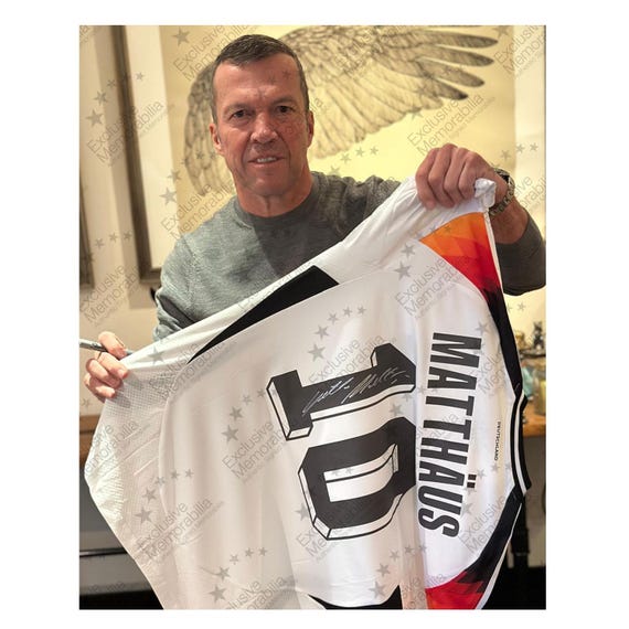 直筆サイン入りユニフォーム ローター・マテウス ドイツ代表 サッカー 直筆サイン入りユニフォーム ローター・マテウス ドイツ代表 サッカー