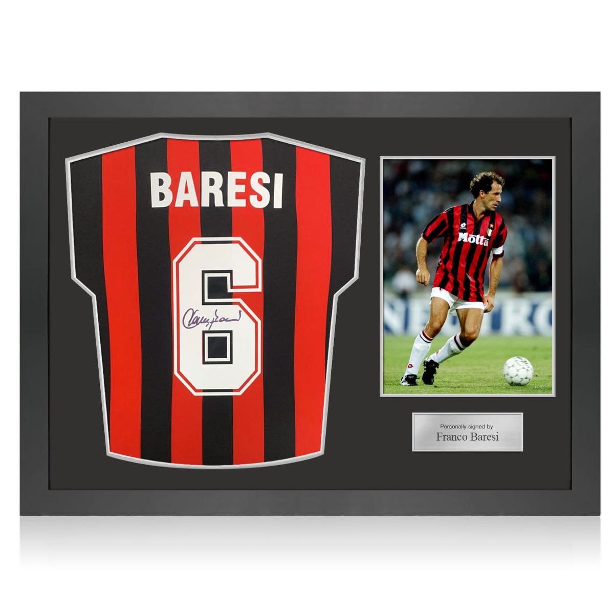 Franco Baresi 直筆サイン入り ACミラン シャツ フランコ・バレージ
