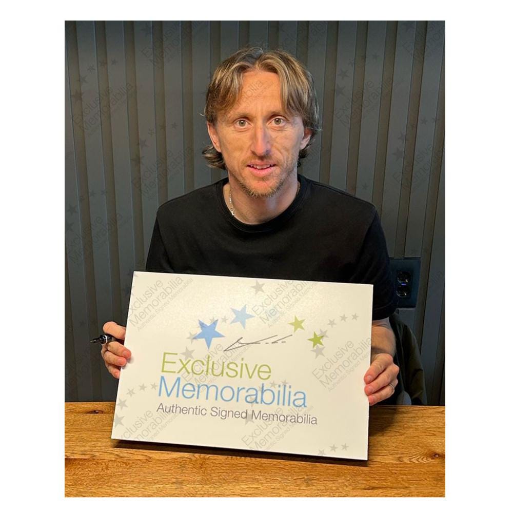 ルカ・モドリッチ サイン入り クロアチア 2024 オーセンティックマッチ