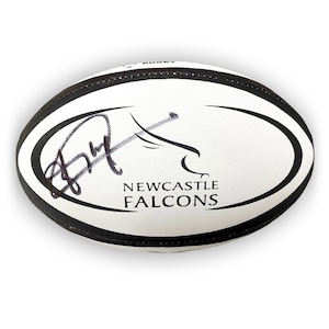 Jonny Wilkinson Signed Newcastle Falcons Rugby Ball