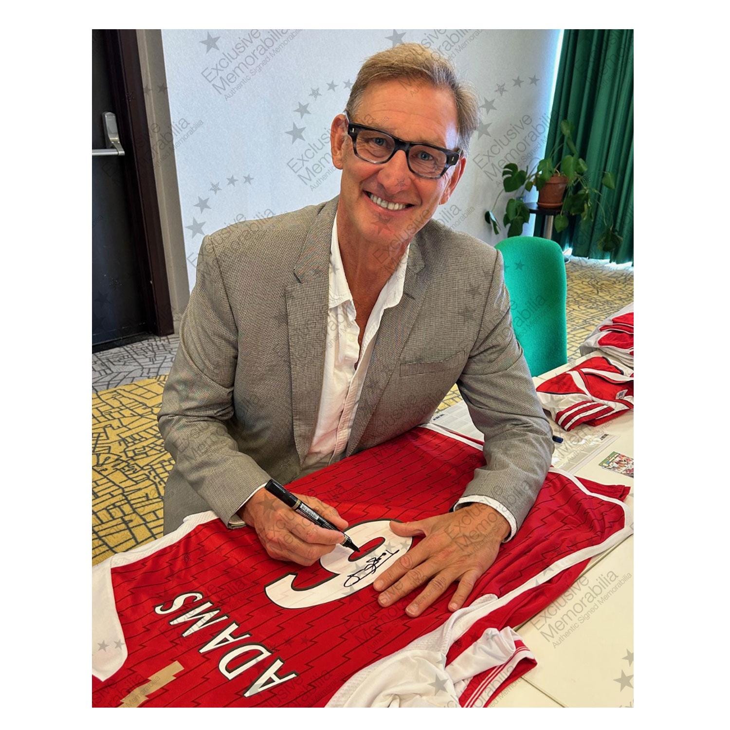 トニー・アダムスがサインしたアーセナル 2023-24 サッカー