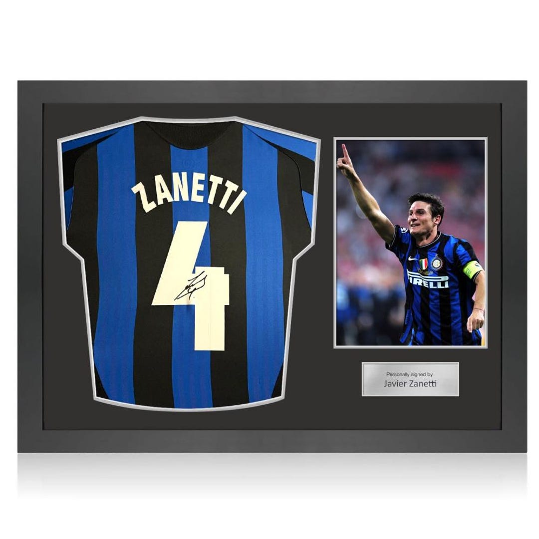 Javier Zanetti Signed Original Inter Milan 2005-06 Football Shirt