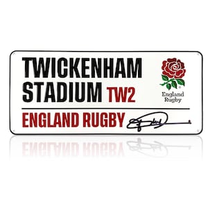 Jonny Wilkinson Signed England Rugby Street Sign